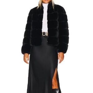 EUC Generation Love Faux Fur Jodi Bomber Jacket